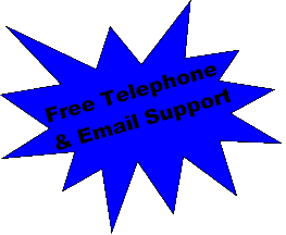 Free telephone & email support